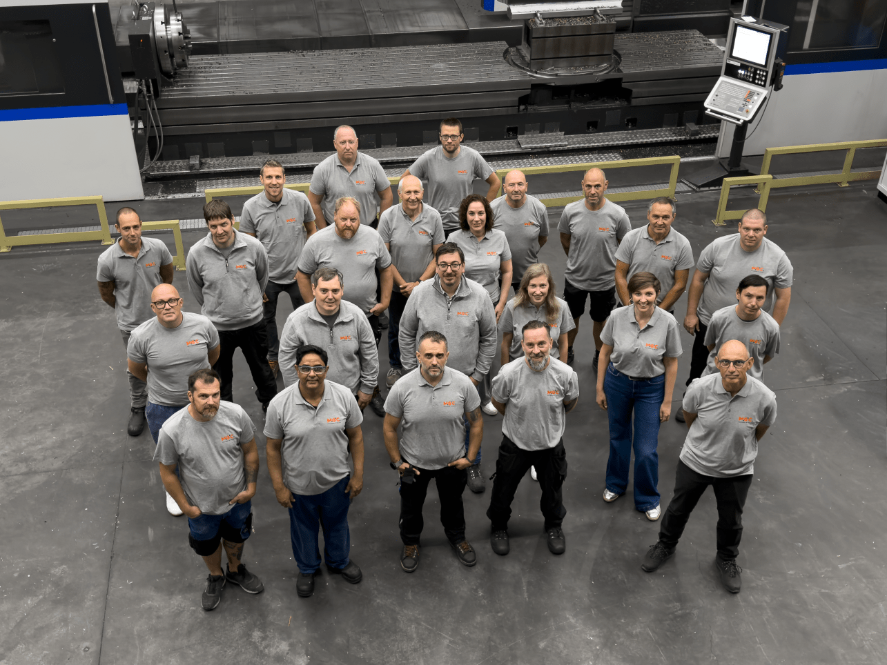 Groepsfoto team MGC Subcontracting Desselgem