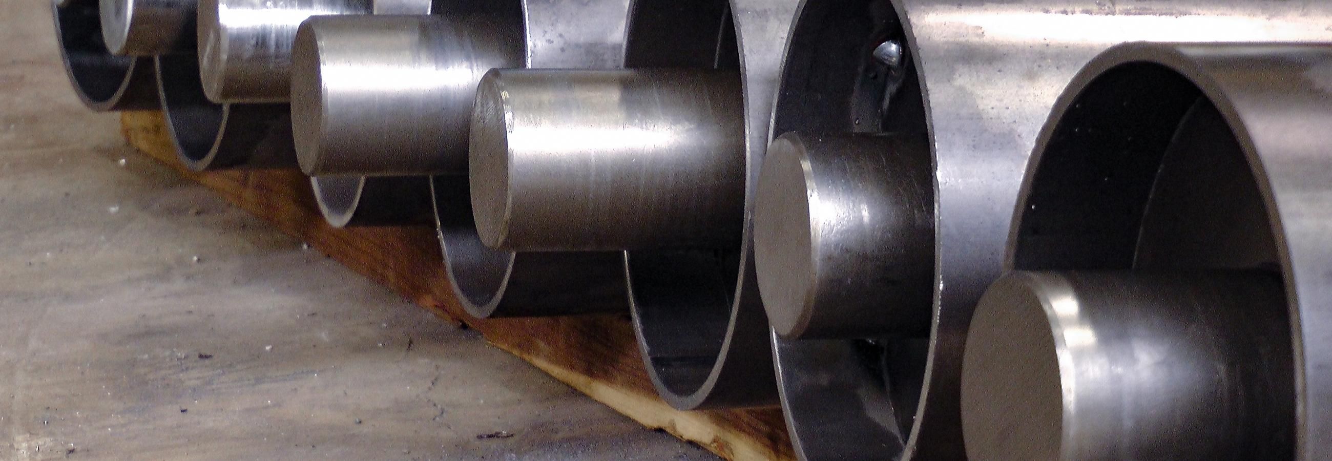 Close-up van walsen of rollers bij MGC